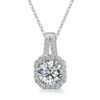 Moissanite Sterling Silver Necklace