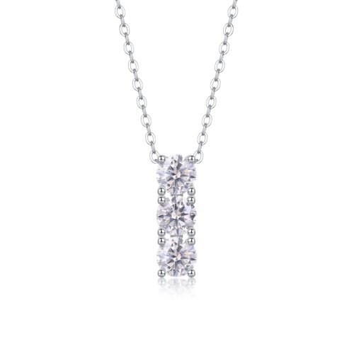 Moissanite Pendant Set