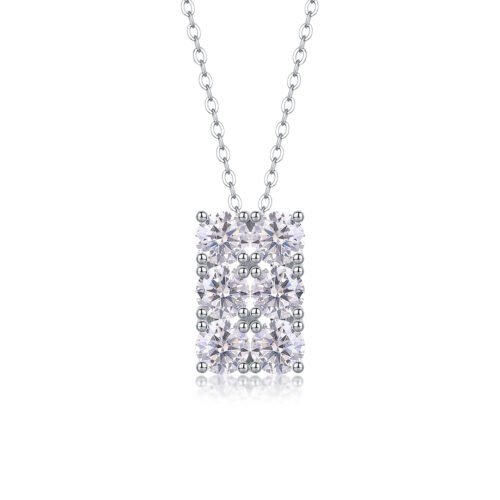 Round Moissanite Pendant