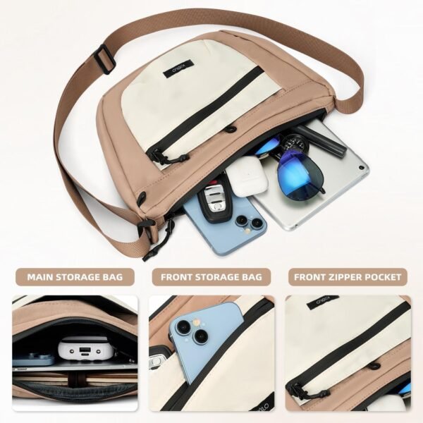 Solid Color Crossbody Bag