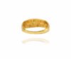 Gold Dome Croissant Band Ring Gold Dome Croissant Band Ring