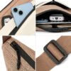 Solid Color Crossbody Bag