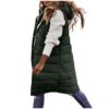 Solid Color Sleeveless Down Jacket