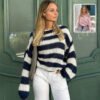 Loose Striped Pullover