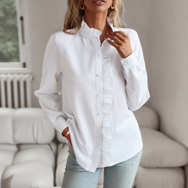 Striped Ruffle Blouse Striped Ruffle Blouse