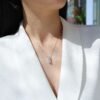 Moissanite Pendant Set Moissanite Pendant Set