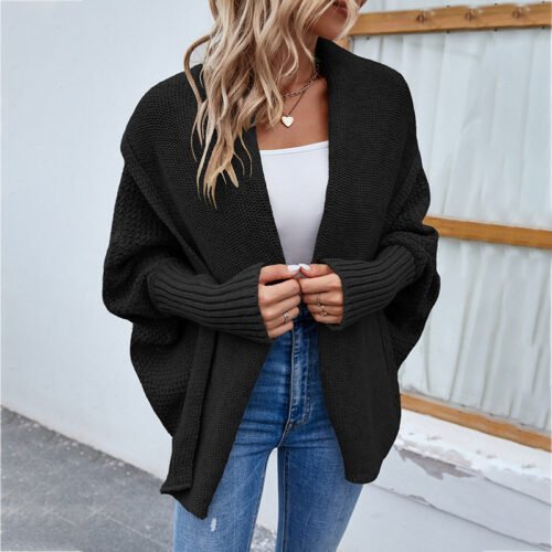 ff772b67-6700-488d-8e94-95ac70b9f01b-1 Loose Knitted Cardigan